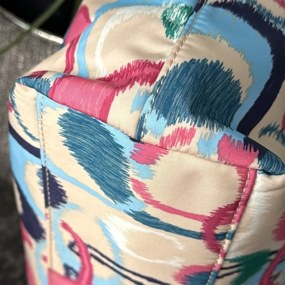 NWOT Coach Ikat Scribble Vintage Signature Top Zip Tote Purse - Picture 7 of 9